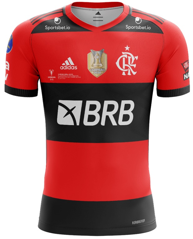 Camisa da Final da Supercopa do Brasil de 2021.