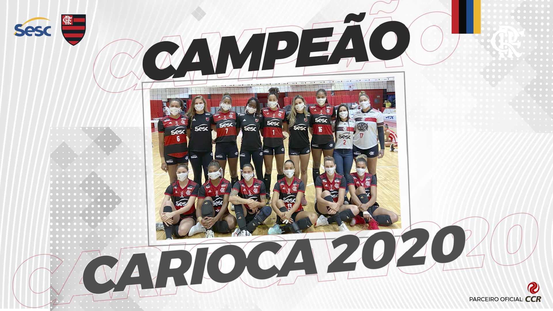 Flamengo Campeão Estadual Vôlei Feminino 2020