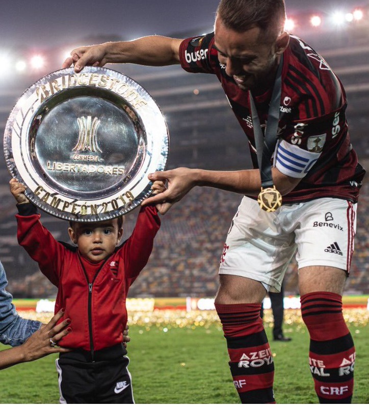 Comemoração do Troféu Salva de Prata Bridgestone Libertadores 2019