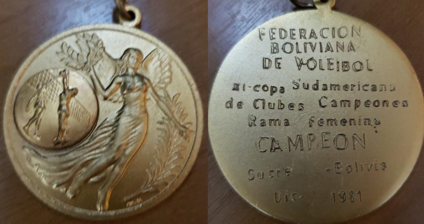 Medalha da Conquista do Sulamericano de Vôlei Feminino de 1981