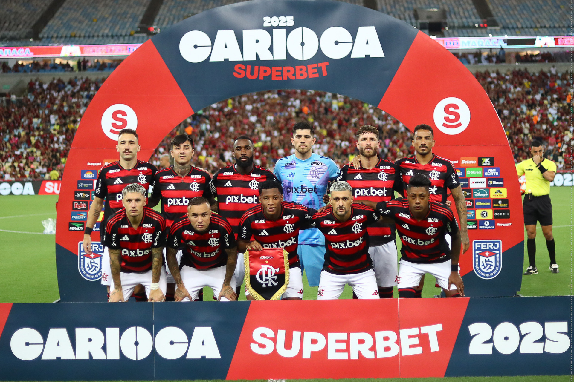 22-02-2025 - C.R.Flamengo 5x0 Marica (RJ) Taça Guabanara de 2025