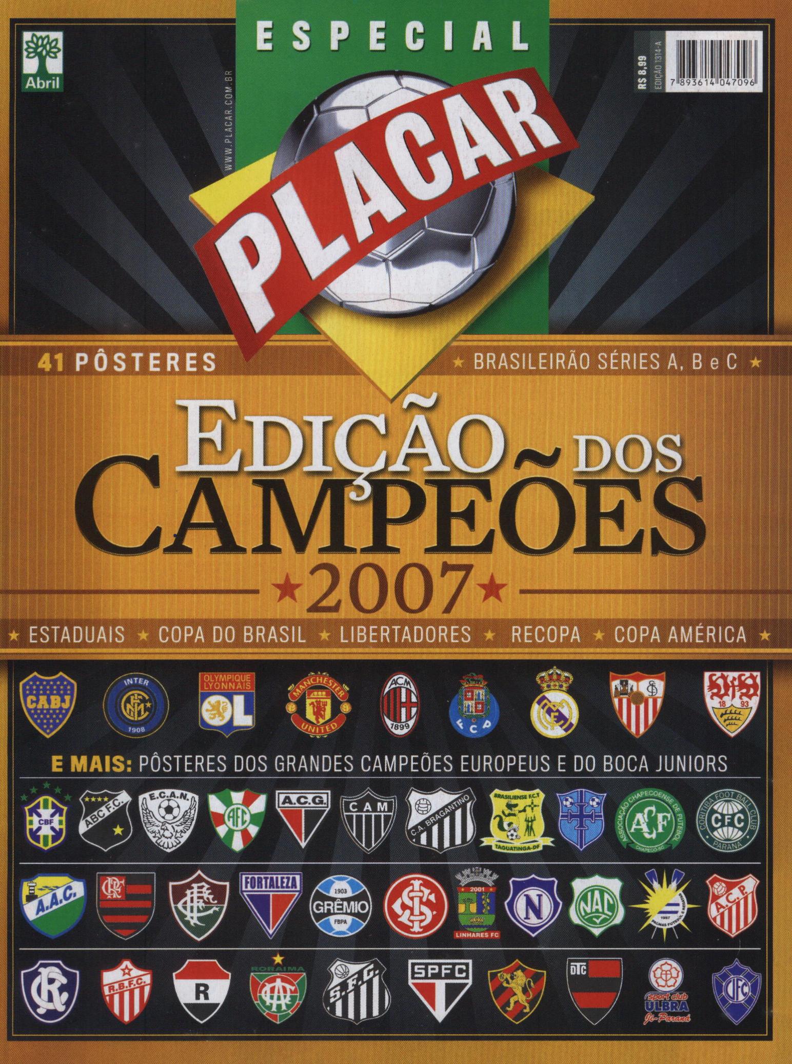Revista PLACAR - Edição dos Campeões de 2007