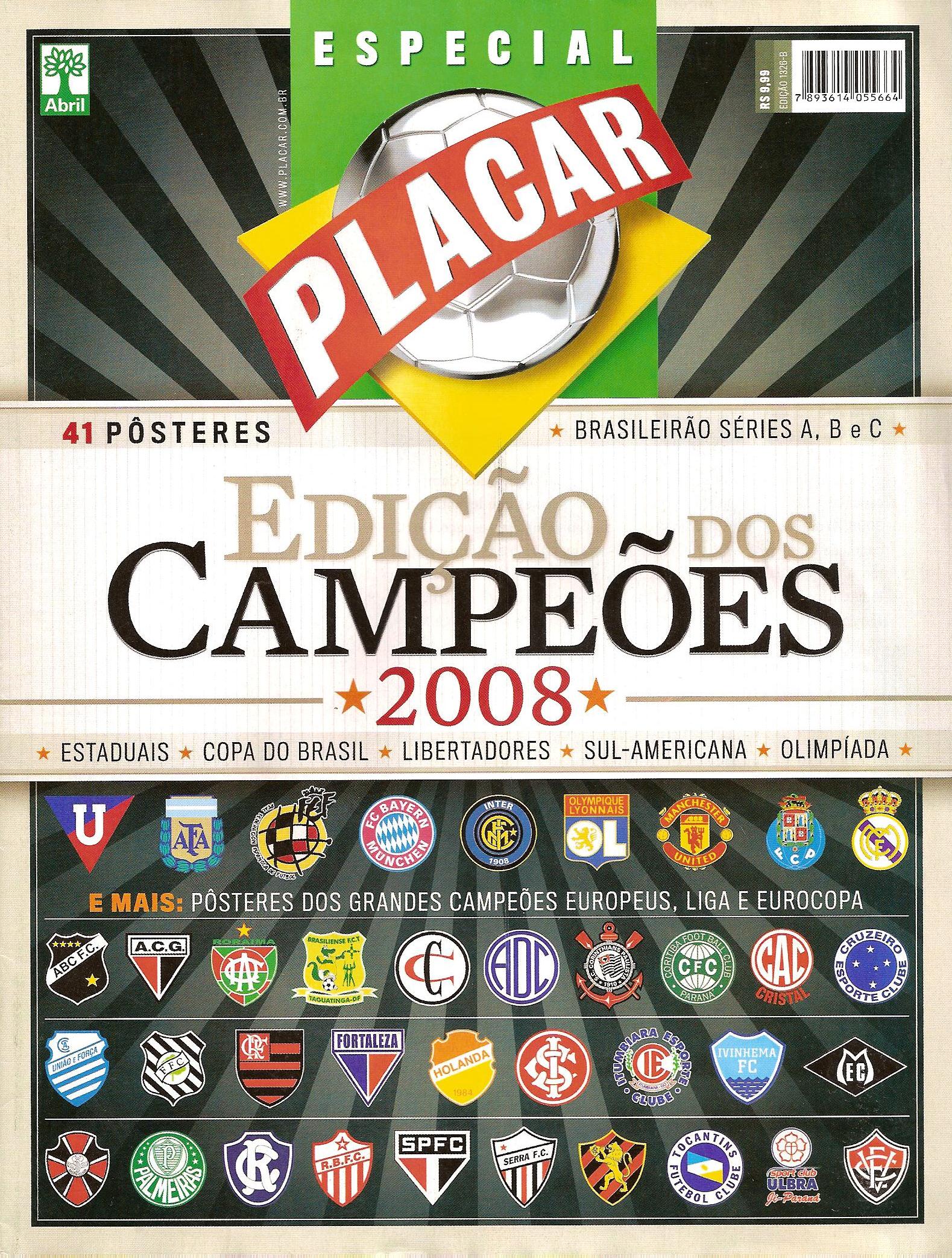 Revista PLACAR - Edição dos Campeões de 2008