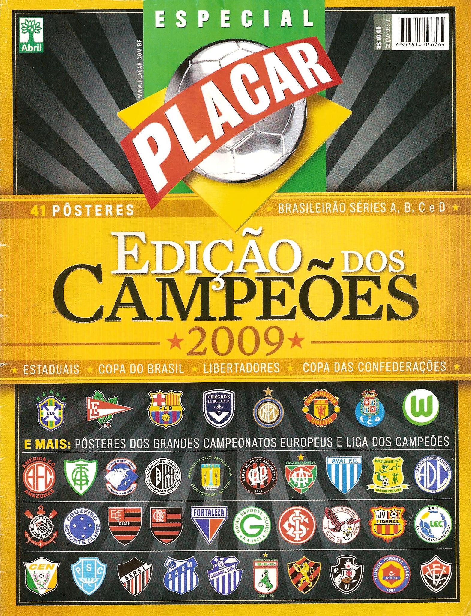 Revista PLACAR - Edição dos Campeões de 2009