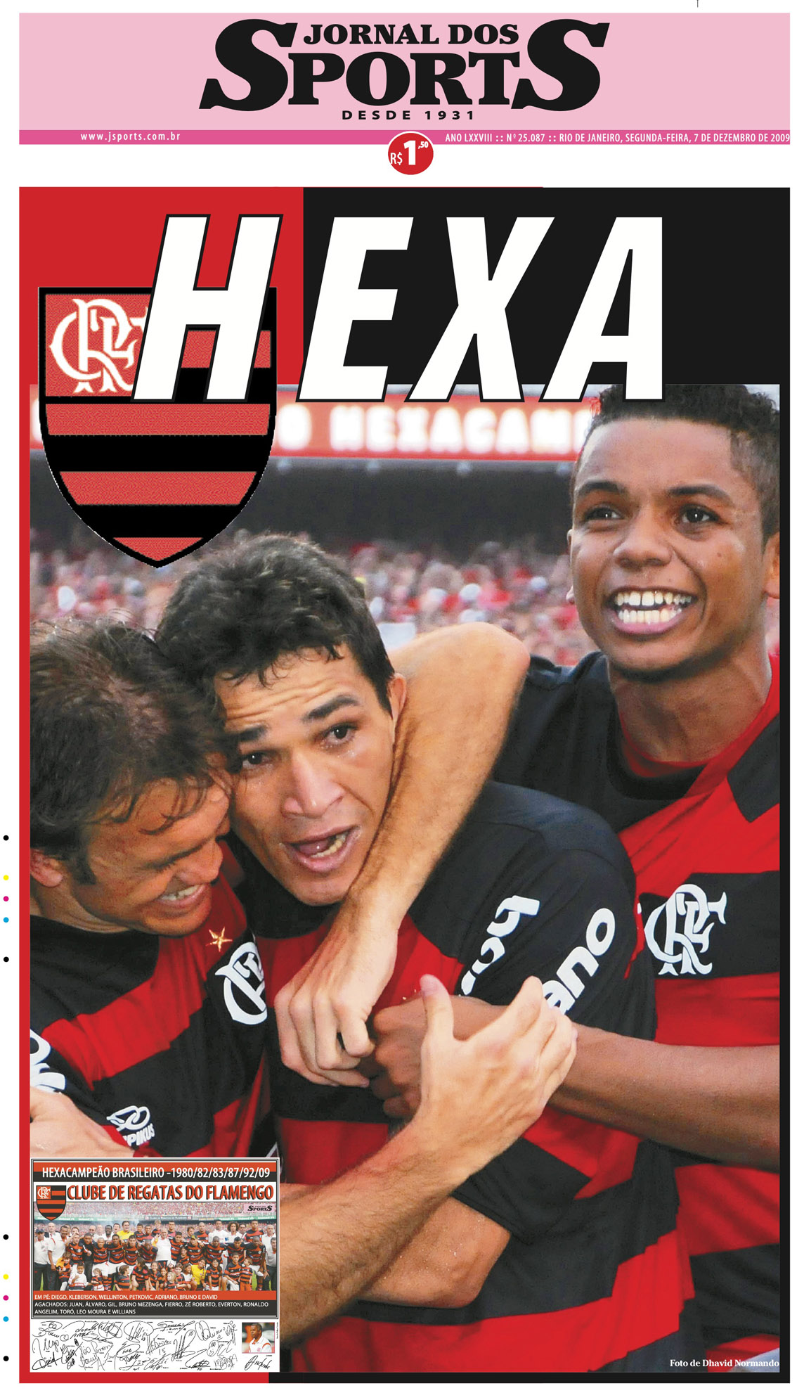 Jornal dos Sports (Flamengo Campeão Brasileiro 2009)