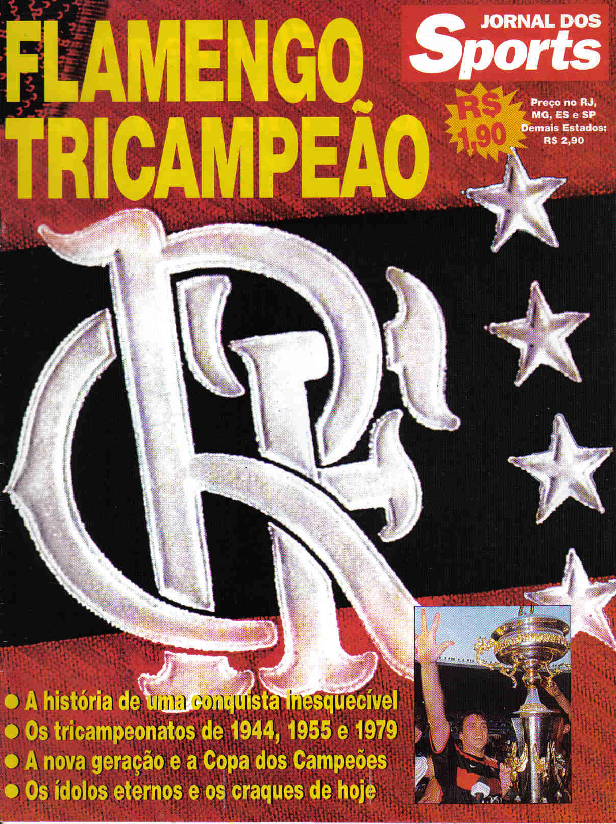 Flamengo Tri-Campeão Carioca 1999-2000-2001