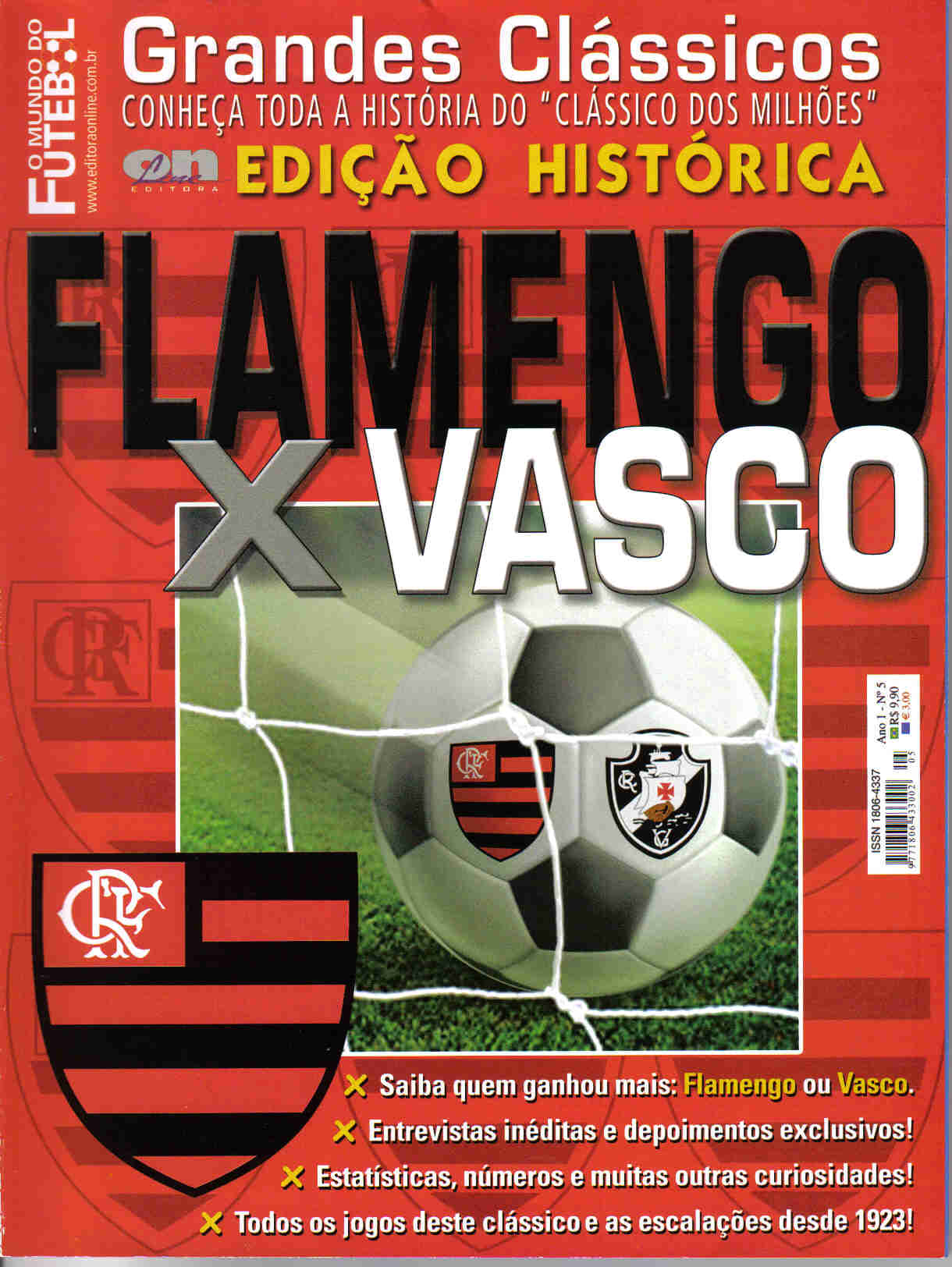 Revista Grandes Classicos - Flamengo X Vasco