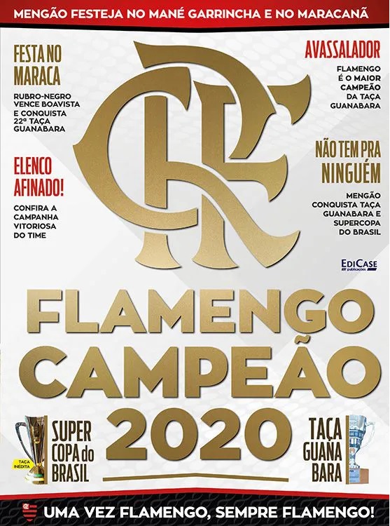 Revista Campeão Supercopa do Brasil e Taça Guanabara