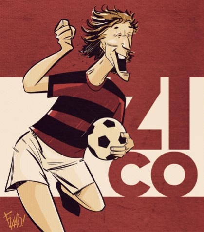 Zico - 50 anos de futebol (em quadrinhos)